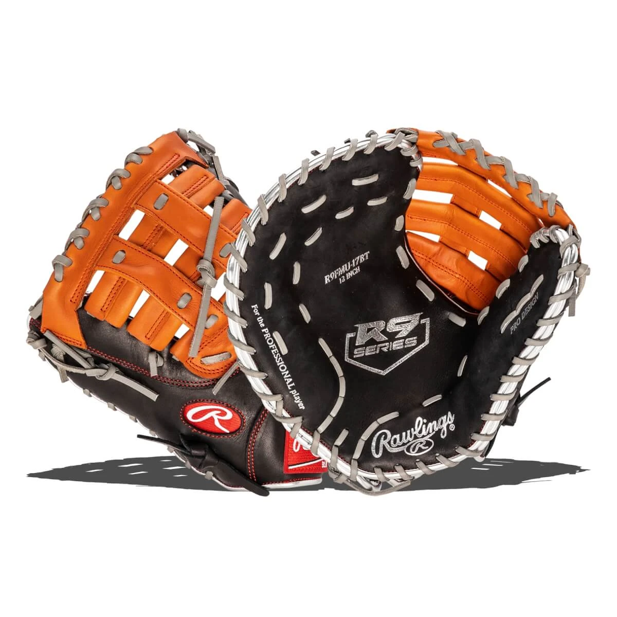 Rawlings R9 ContoUR Fit 12" Youth Baseball First Base Mitt - Image 2