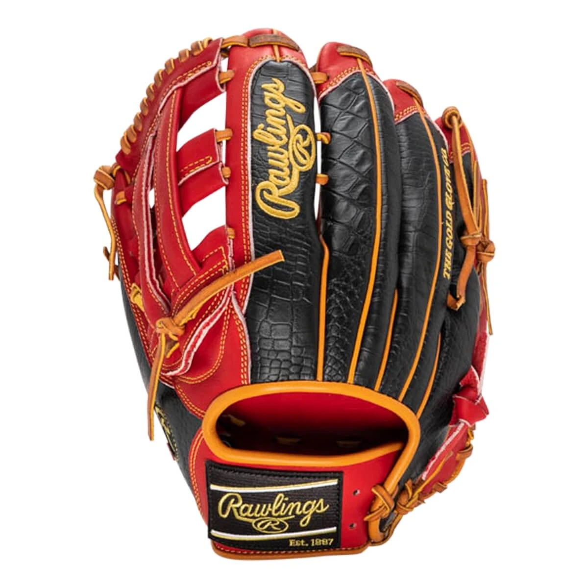 Rawlings Heart Of The Hide ColorSync 7.0 Croc Skin 12.75" Baseball Glove - Image 8