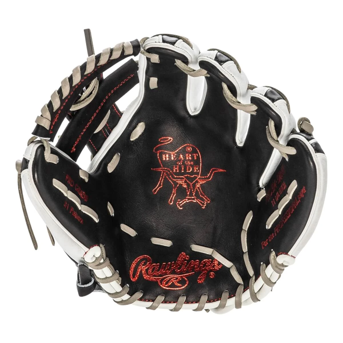 Rawlings Heart Of The Hide Croc Skin 11.5" Baseball Glove - Image 6