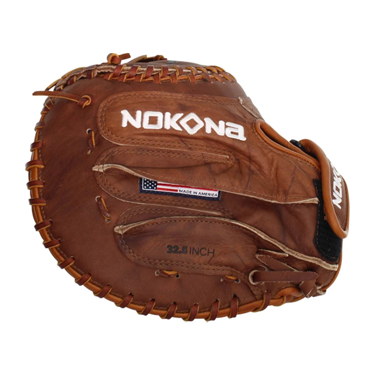 Nokona Walnut 32.5" Fastpitch Softball Catcher's Mitt - Image 5