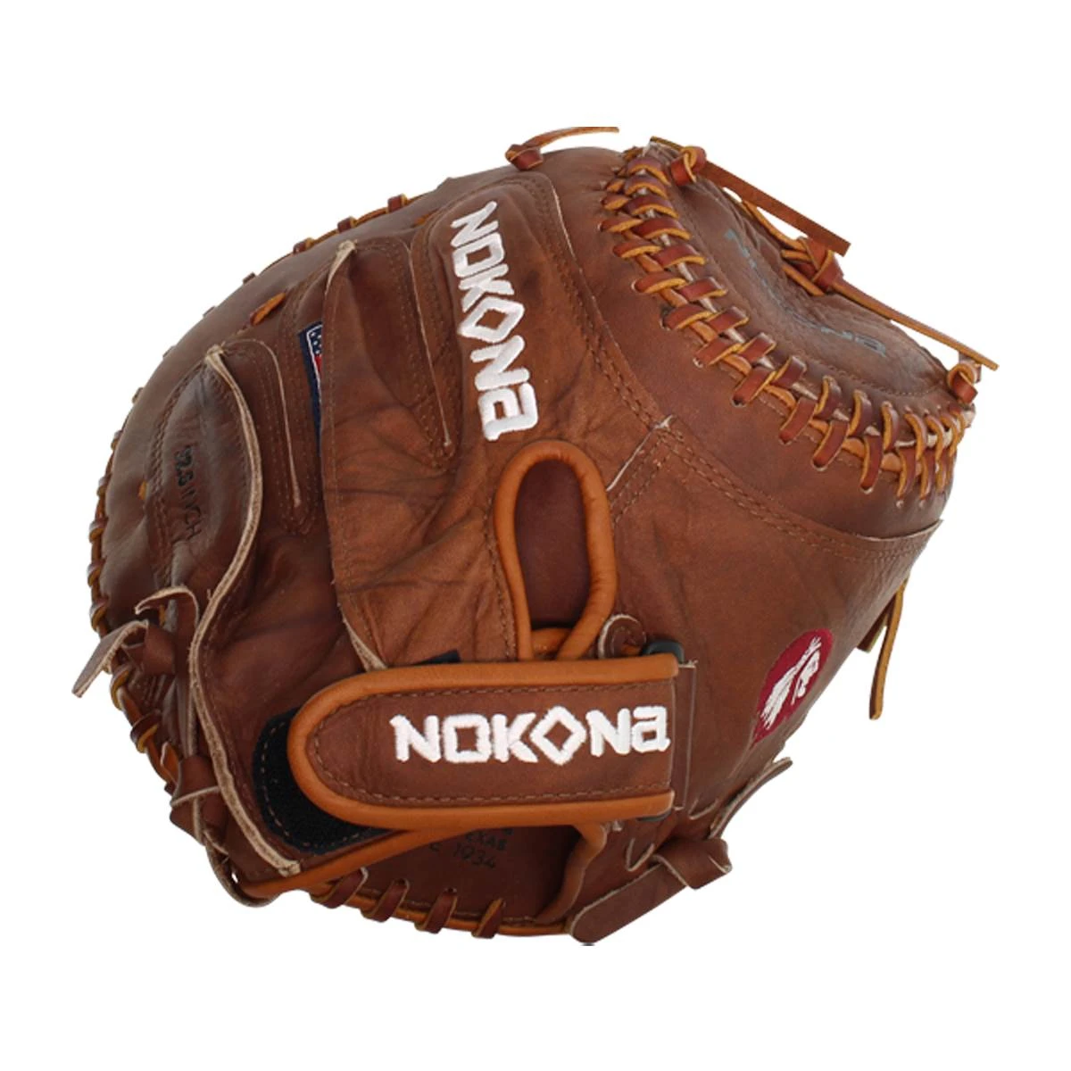 Nokona Walnut 32.5" Fastpitch Softball Catcher's Mitt - Image 7