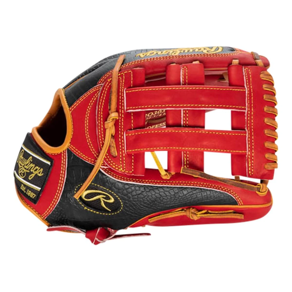 Rawlings Heart Of The Hide ColorSync 7.0 Croc Skin 12.75" Baseball Glove - Image 11