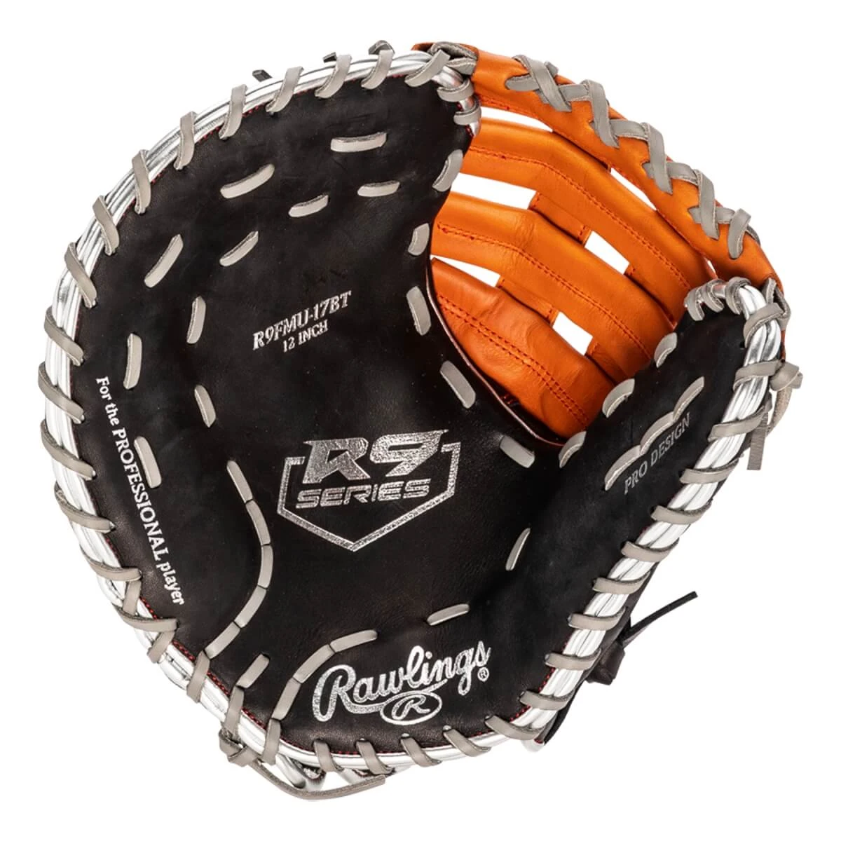 Rawlings R9 ContoUR Fit 12" Youth Baseball First Base Mitt - Image 9