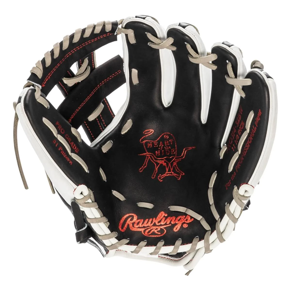 Rawlings Heart Of The Hide Croc Skin 11.5" Baseball Glove - Image 2