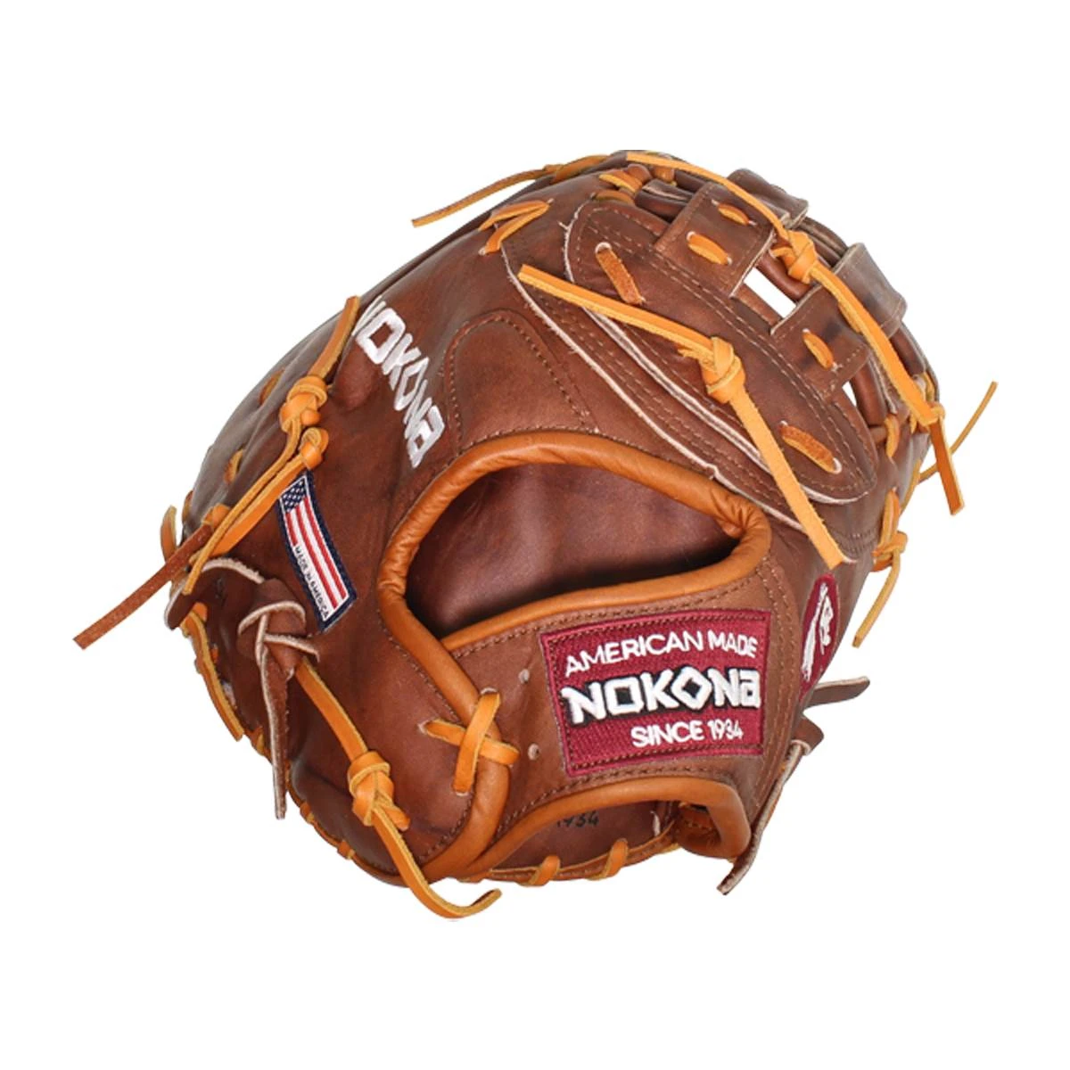 Nokona Walnut 13" First Base Mitt - Image 7