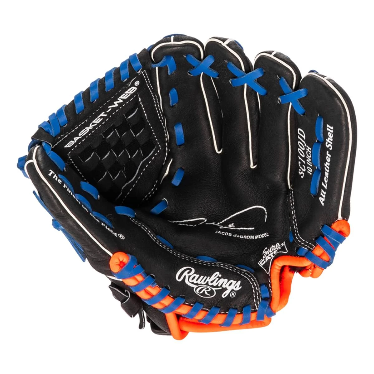 Rawlings Sure Catch Jacob DeGrom 10" Youth Baseball Glove - Image 2